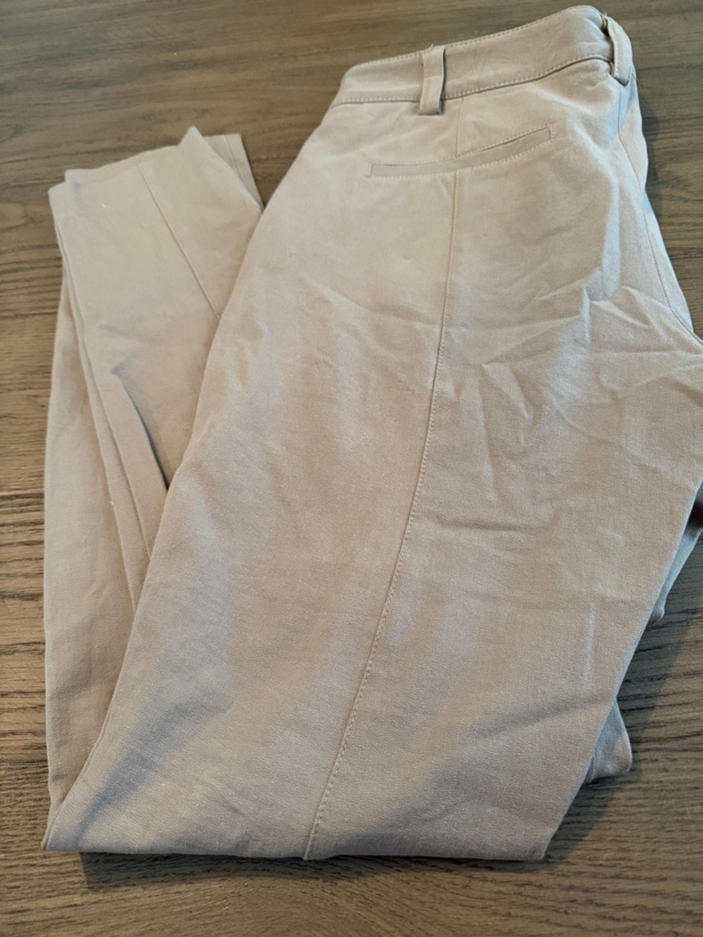 Theory Women's Light Beige Tailored Trousers Size 10